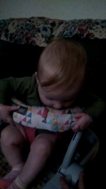 Daisy Raines eating some cereal