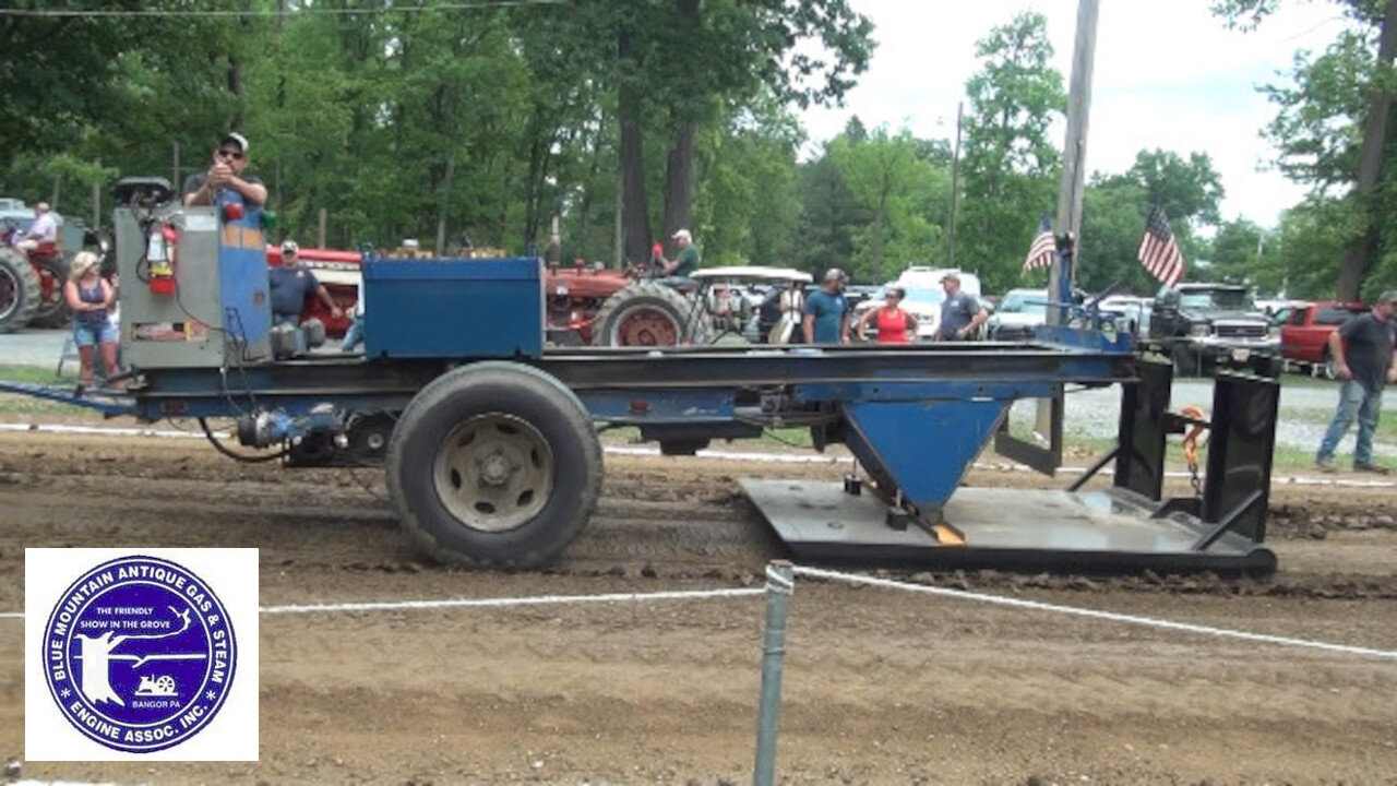 Antique Tractor Pull - Blue Mountain Antique Gas & Steam Engine Association July 20, 2024 - Part 02