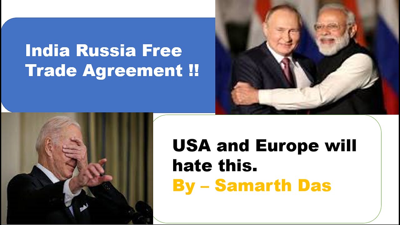 India Russia Free Trade Agreement Talks Started | USA and Europe will hate this