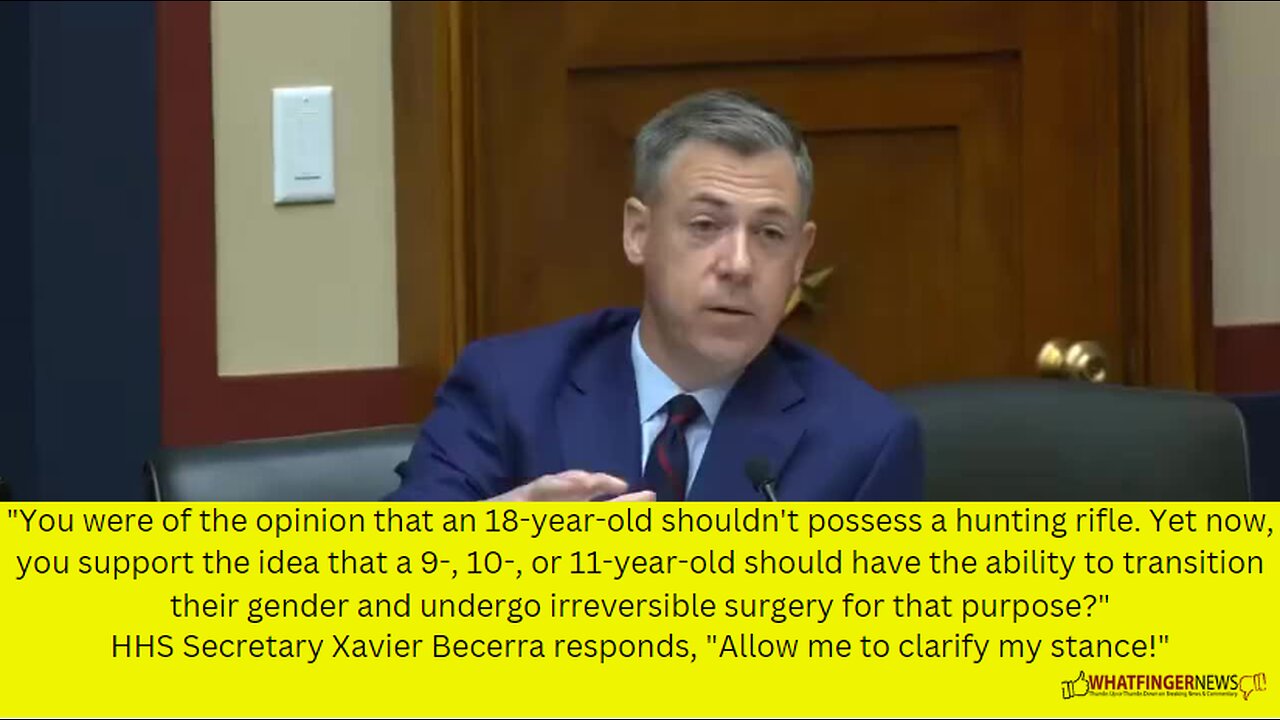 You were of the opinion that an 18-year-old shouldn't possess a hunting rifle.