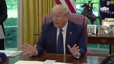 President Trump and The First Lady Receive a Briefing on the 2020 Hurricane Season