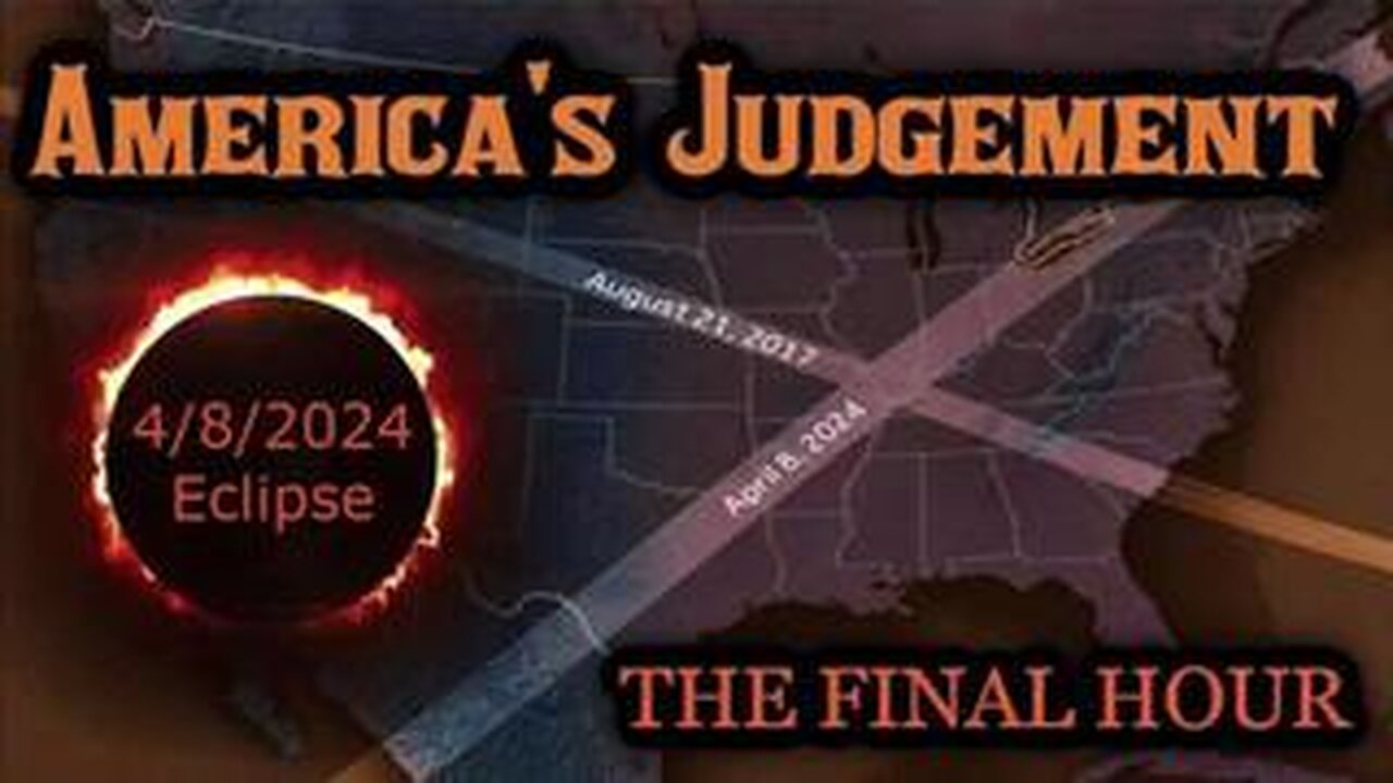 Great Tribulation Begins Sign Never Seen Till Now Joel 2:31: SUN DARK (ECLIPSE APRIL 8TH) & BLOOD MOON (MARCH 24-25) BEFORE THE GREAT AND TERRIBLE DAY OF THE LORD COME - 9 NINEVAHS JONAH SIGN THE START OF THE GREAT TRIBULATION APRIL 8 #RUMBLETAKEOVER