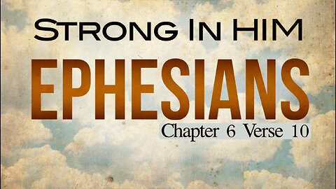 CFC Sunday Sermon - April 14, 2024 - Strong In Him