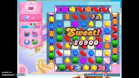 Candy Crush Level 998 Audio Talkthrough, 3 Stars 0 Boosters