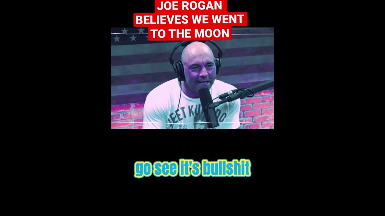 JOE ROGAN BELIEVES WE WENT TO THE MOON | #conspiracy Corner #shorts