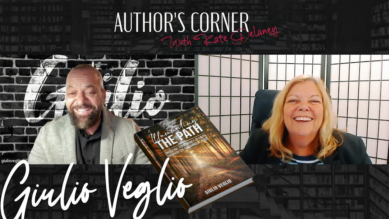 Giulio Veglio Discusses His New Book "Illuminating the Path" on Author's Corner with Kate Delaney