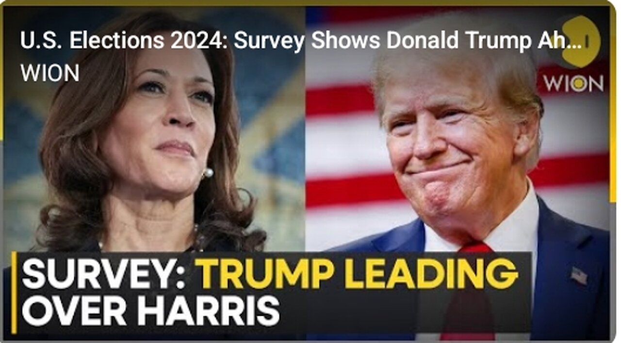 U.S. Elections 2024: Survey Shows Donald Trump Ahead by Two Points Over Kamala Harris | d