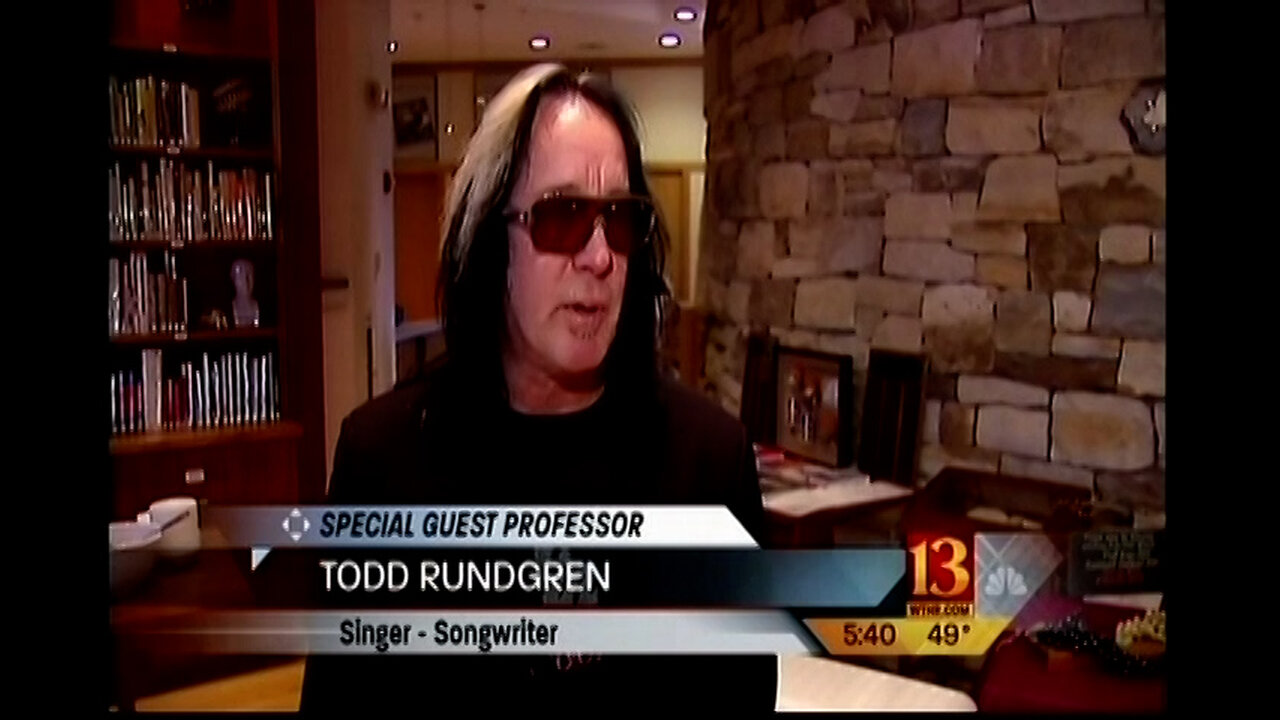 November 4, 2010 - Indiana University Professor Todd Rundgren