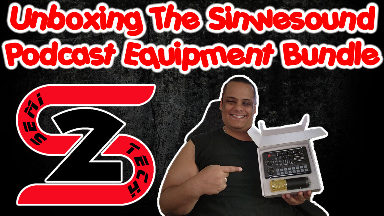 Unboxing The Sinwesound Podcast Equipment Bundle - Budget Friendly