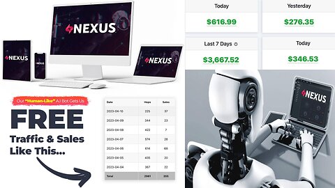 Nexus | *ChatGPT4 Add-On* Exploits YouTube™ For FREE Traffic In 30 Seconds & Makes Us $51/Hour...