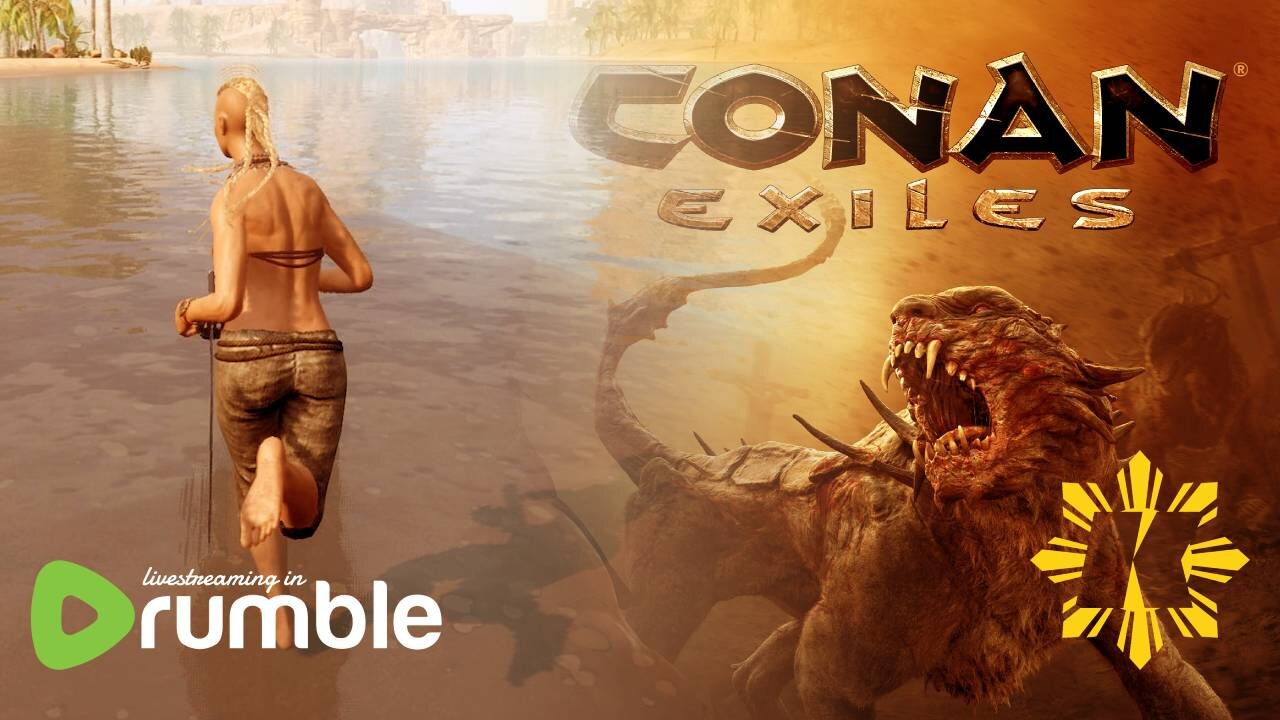 🔴 LIVE » CONAN EXILES » I MESSED UP, MIC WAS MUTED >_< [4/11/23]