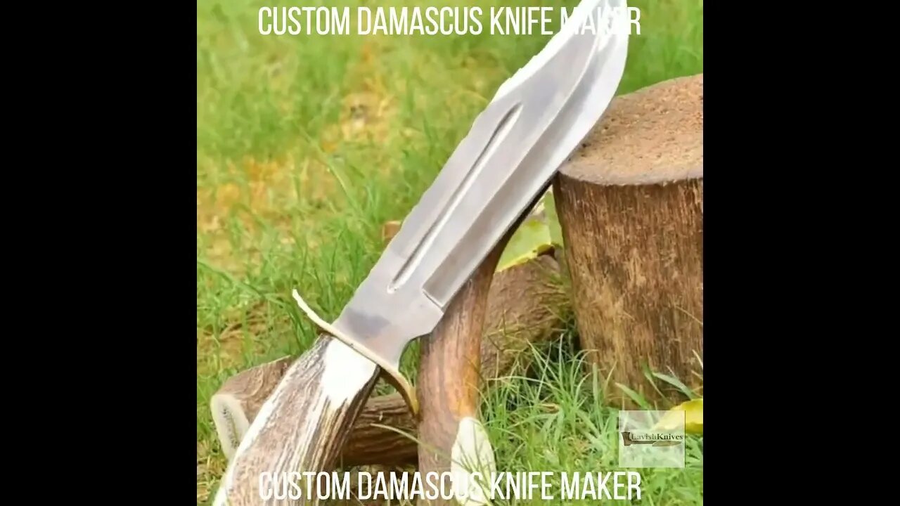 Custom Damascus Knife Maker #knife #knives #shorts