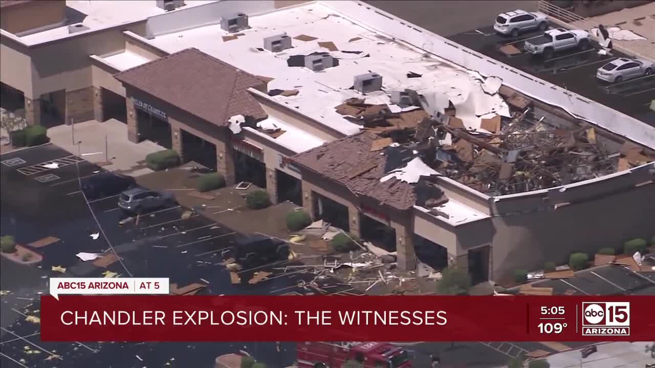 Four people hurt in Chandler business explosion