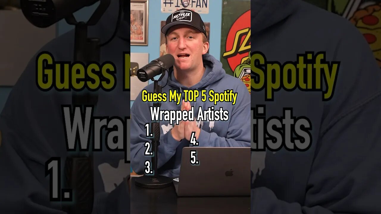 BRIAN’s TOP 5 SPOTIFY WRAPPED ARTISTS!! Can You Guess It?! #shorts #guess #2023 #spotifywrapped