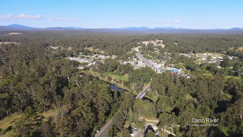 Cann River Video #2 more of the Town then River and Camp Ground