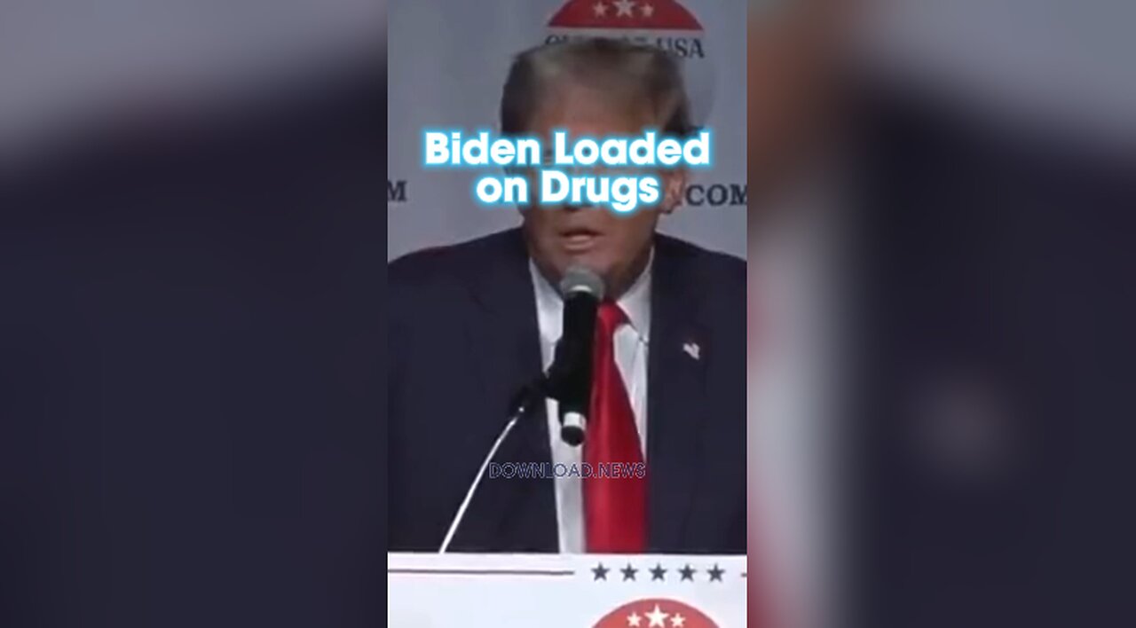 Trump: Biden is Being Pumped Full of Drugs - 10/11/23