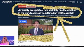 Worst Air Quality on Planet! Fires in Canada & NY June 7,2023