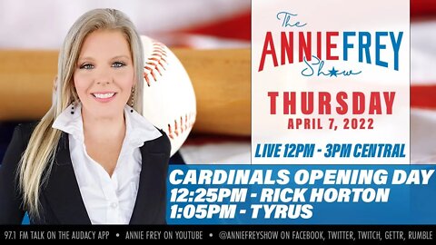 St. Louis Cardinals Opening Day LIVE from Kiener Plaza • Annie Frey Show 4/7/22