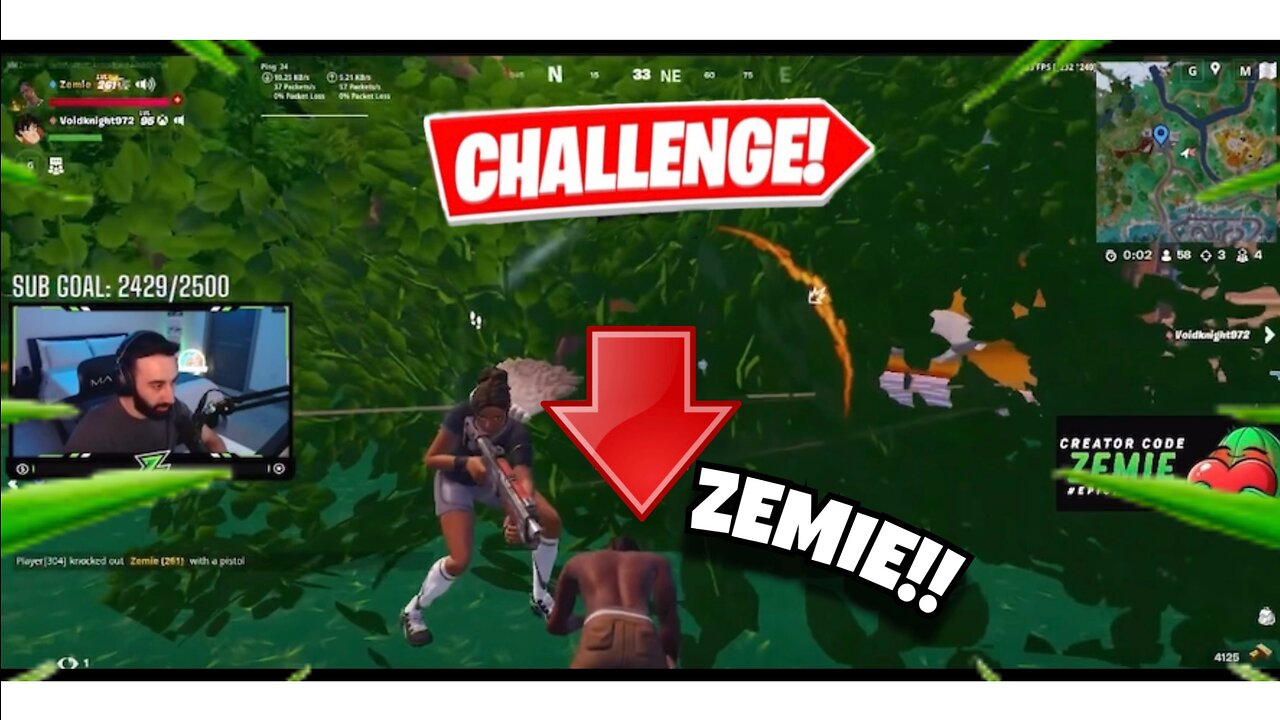 So I killed Zemie in FORTNITE…