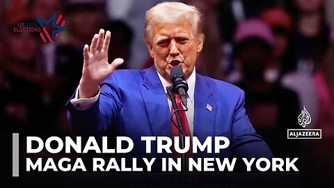 Trump attacks Harris at mega-rally at New York's Madison Square Garden