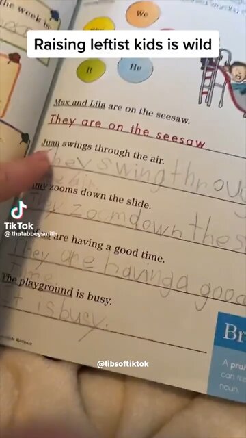 Raising leftist kid is wild