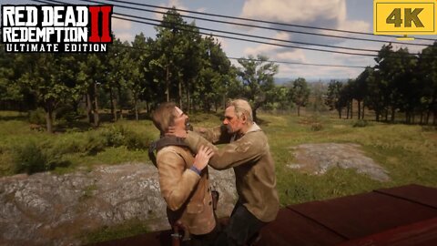 rdr2 fight - Arthur Morgan Fight over the train - #rdr2 #shorts