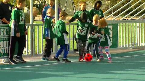 City of Lackawanna opens new youth soccer mini-pitch facility at Victory Playground