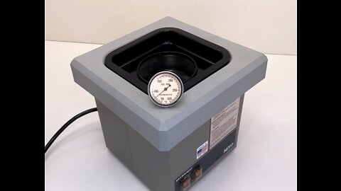 NEY 2QT/H Ultrasonik Ultrasonic Cleaner Heating Up Time Lapse
