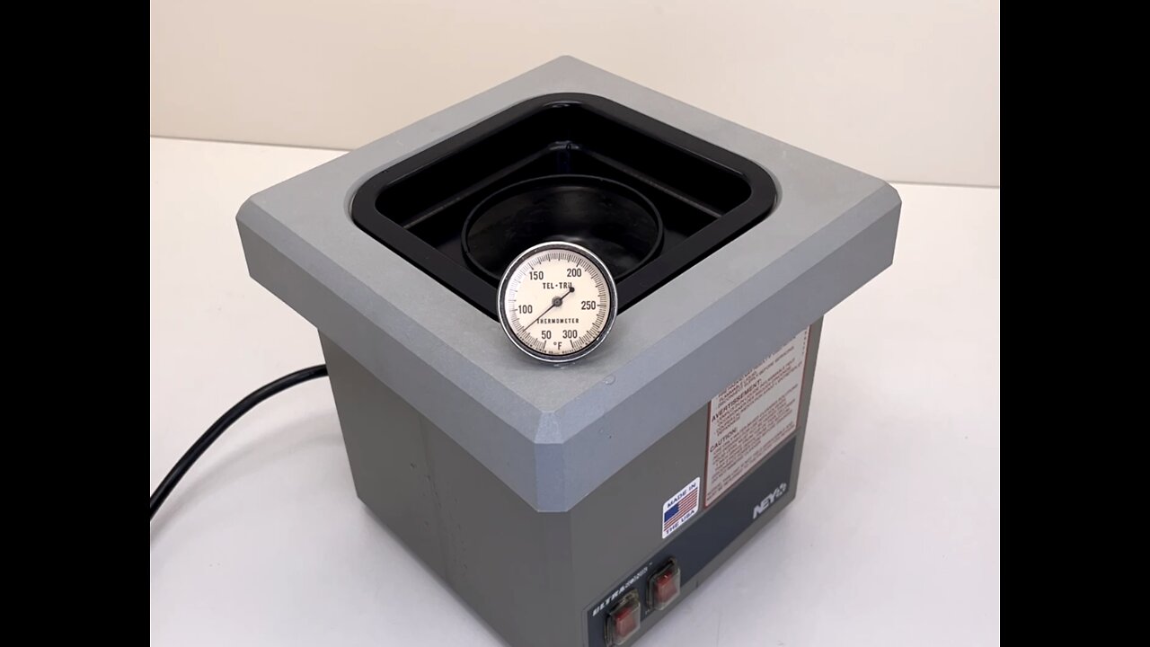 NEY 2QT/H Ultrasonik Ultrasonic Cleaner Heating Up Time Lapse