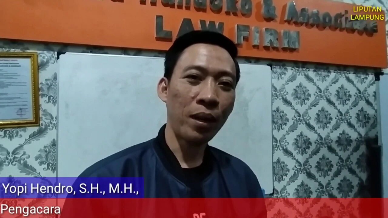 Cegah Corona, Yopi Hendro Pengacara Asal Lampung Ajak Masyarakat Patuhi Fatwa MUI dan Pemerintah