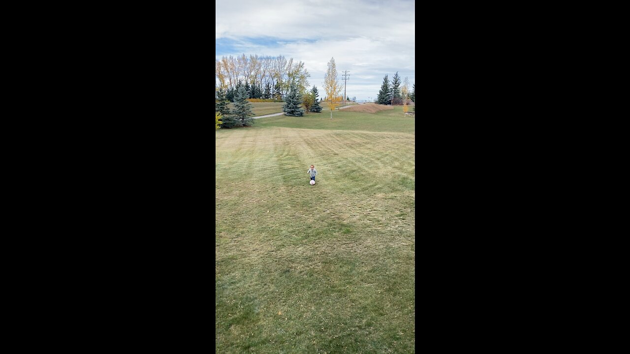 Walter soccer outside