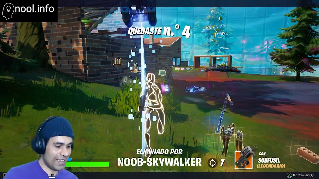 ¡Haciendo ejercicio y jugando Fortnite en nool.info!