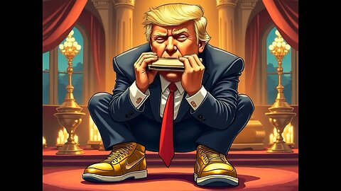 LEAD TRUMP GOLD HARMONICA