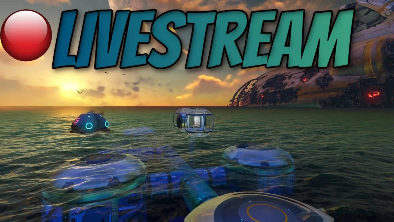 VOD Subnautica LIVESTREAM - (slight) Thalassophobic explores the depths (blind) Pt 4