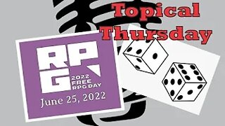 Thursday Night Chat - Free RPG Day, Designing a Game