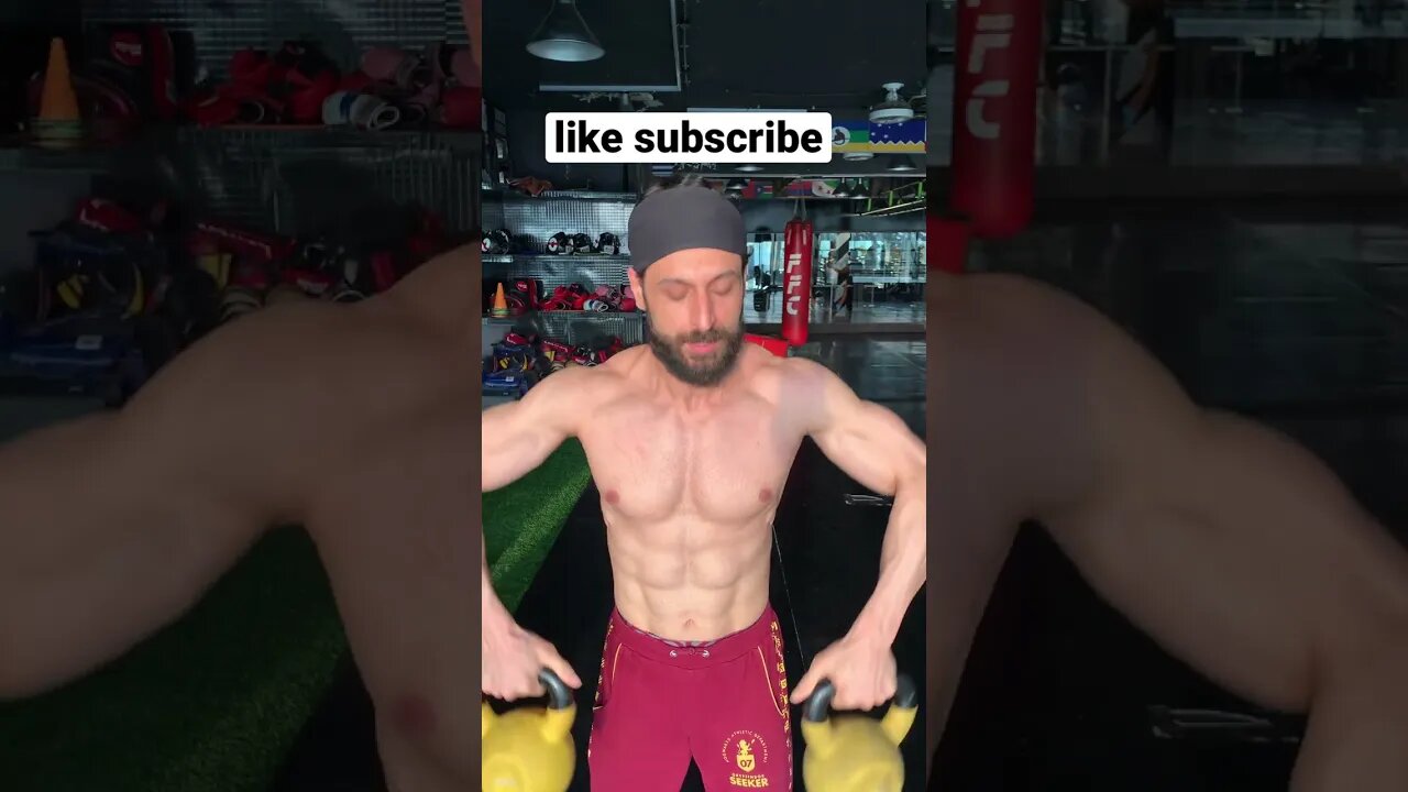 KETTLEBELL SHOULDERS WORKOUT #shorts #youtubeshorts