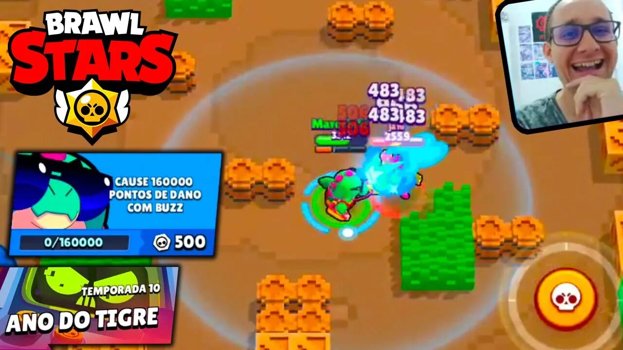 Missões Sazonais com Buzz na Temporada 10 do Brawl Stars