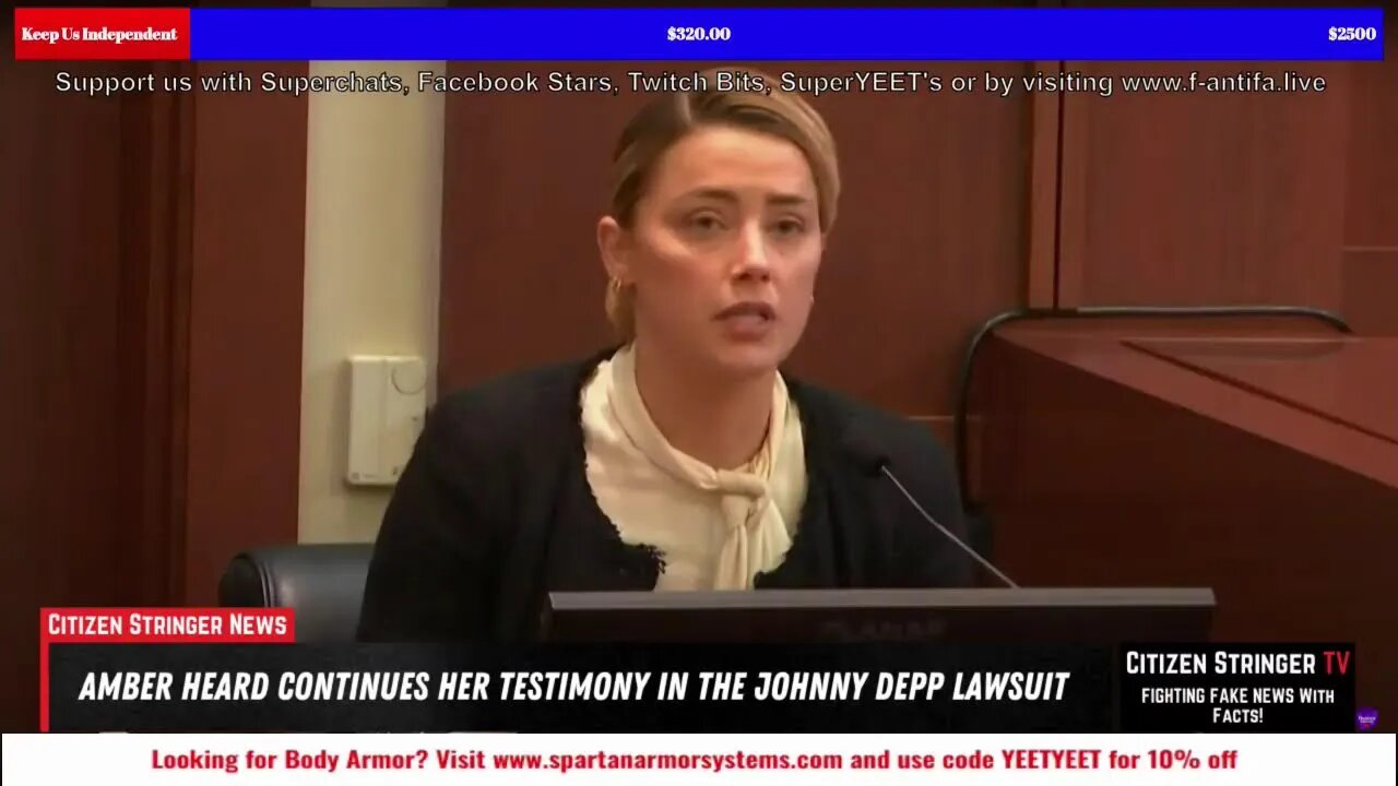 Amber Heard takes the stand in the Johnny Depp Defamation Trial....