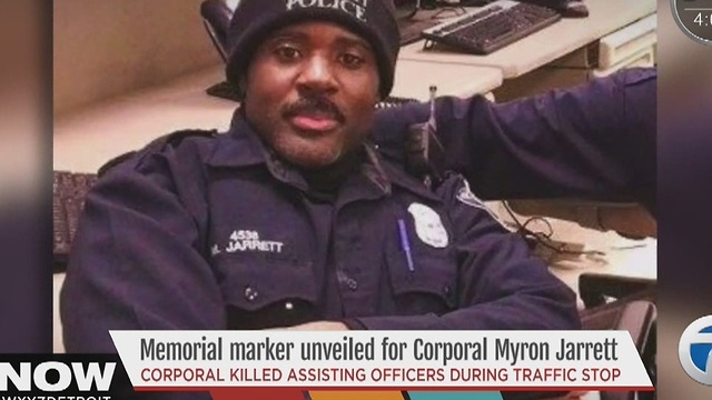 Memorial marker unveiled for Corporal Myron Jarrett