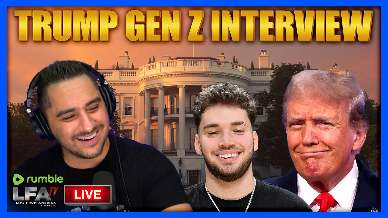 TRUMP’S FIRE GEN Z INTERVIEW | BASED AMERICA 8.15.24 8pm EST