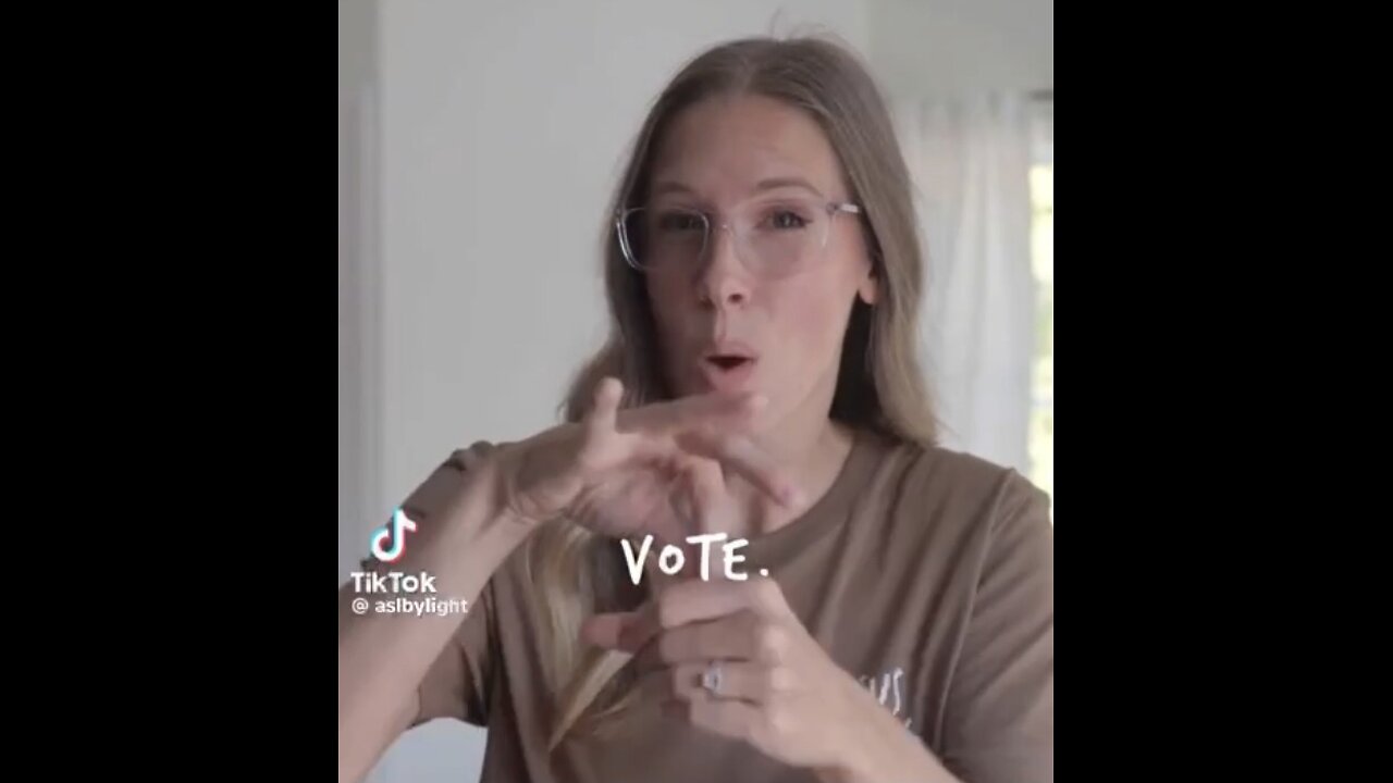 ASL/Captioned - Christians must vote!