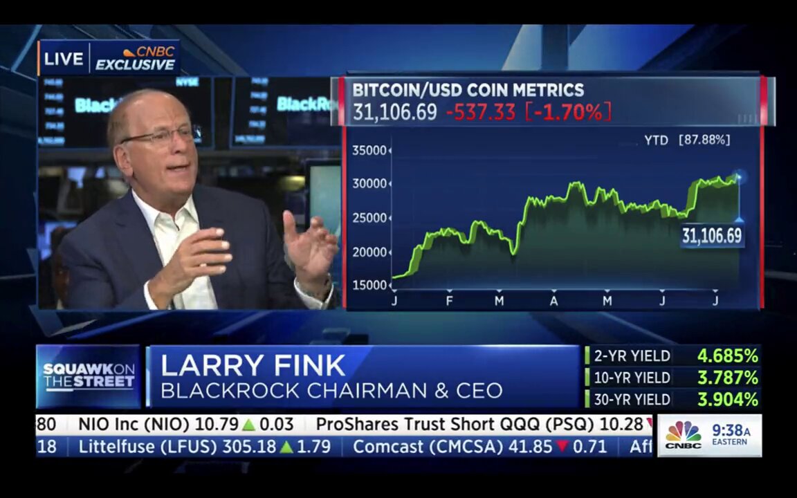 Larry Fink of BlackRock believes Cryptos like Bitcoin will transcend every International Currency 💱