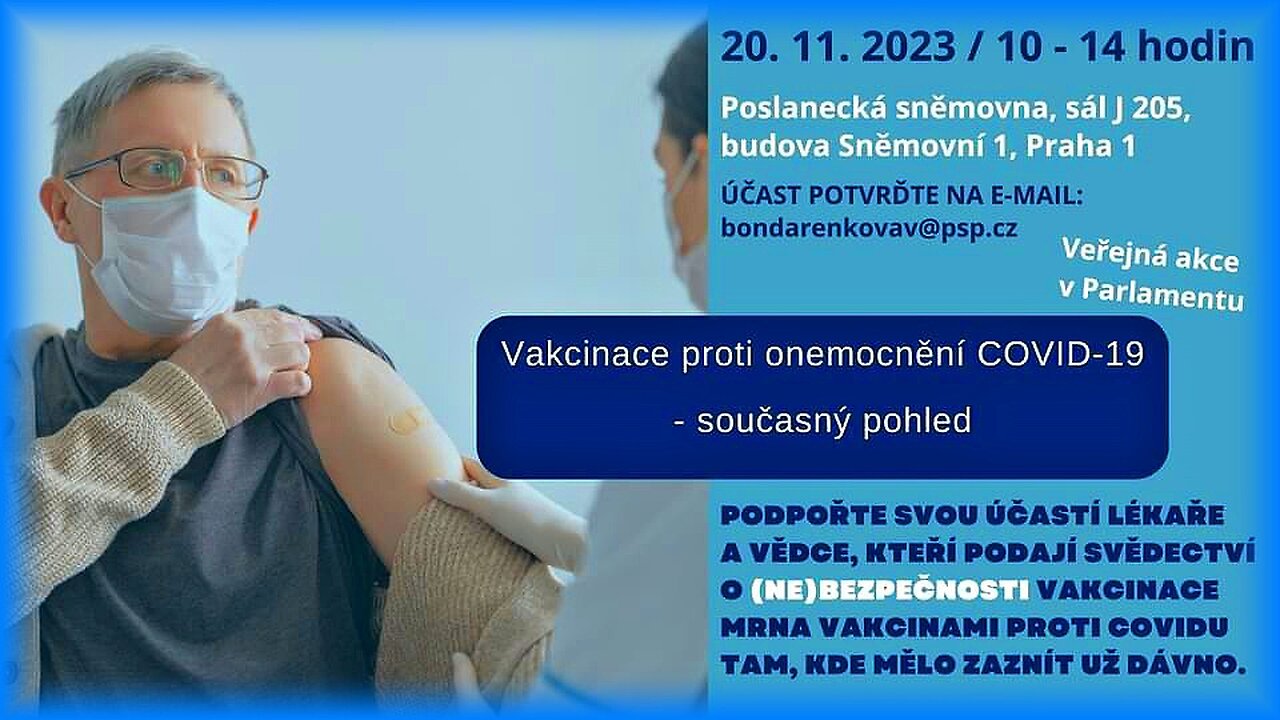 Současný pohled na vakcinaci Covid-19 - 20.11.2023 zdroj ktv live