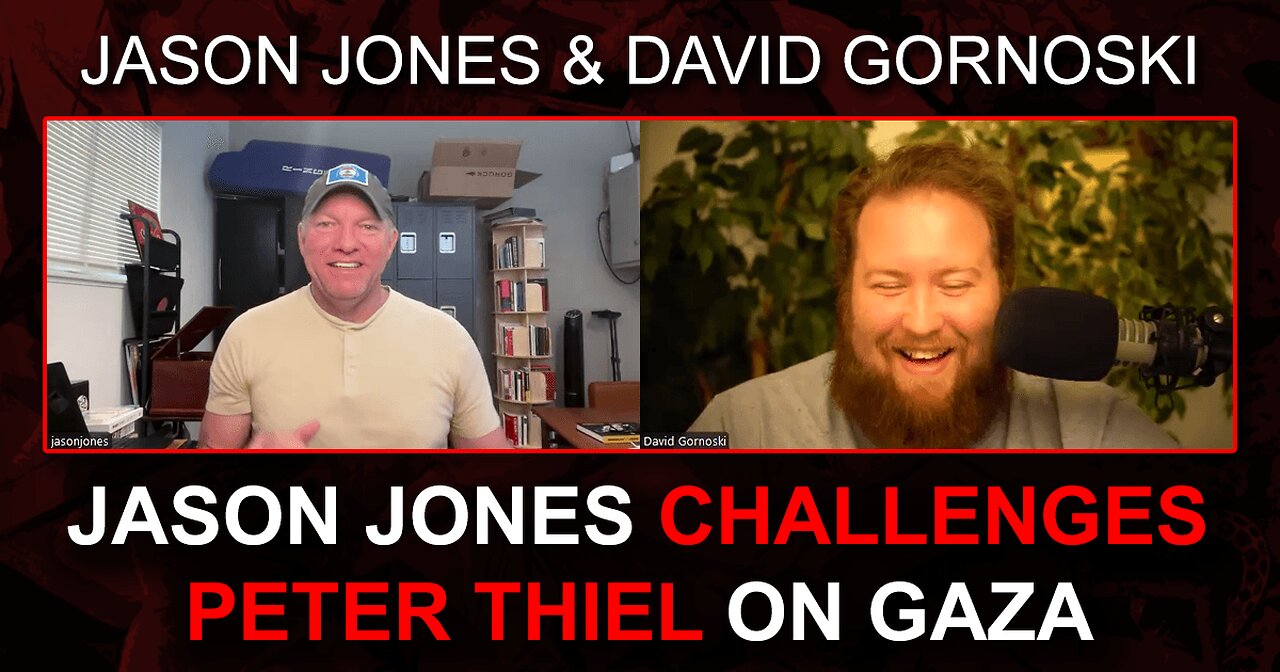 Jason Jones Challenges Peter Thiel on Gaza