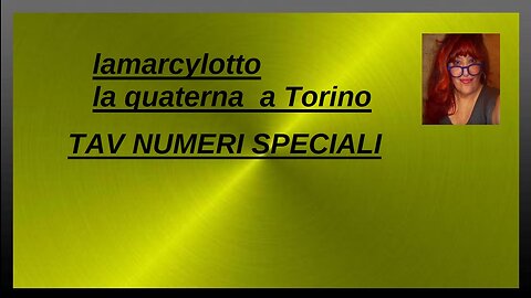 TAV, NUMERI SPECIALI LA QUATERNA A TORINO