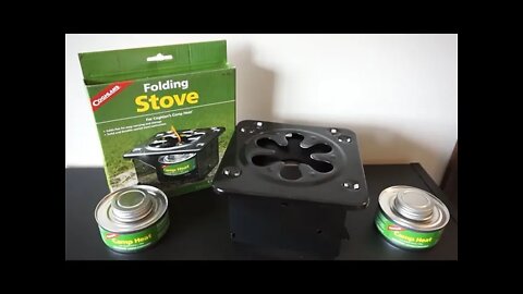 Coghlans Folding Stove and Camp Heat Review...Will it boil water?