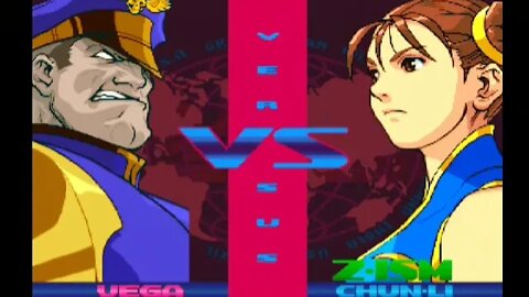 Street Fighter Zero 3 Upper - Shin Vega/M.Bison - Nível 8/Expert - No Continues.