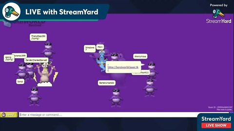 Live Stream to Bonziworld