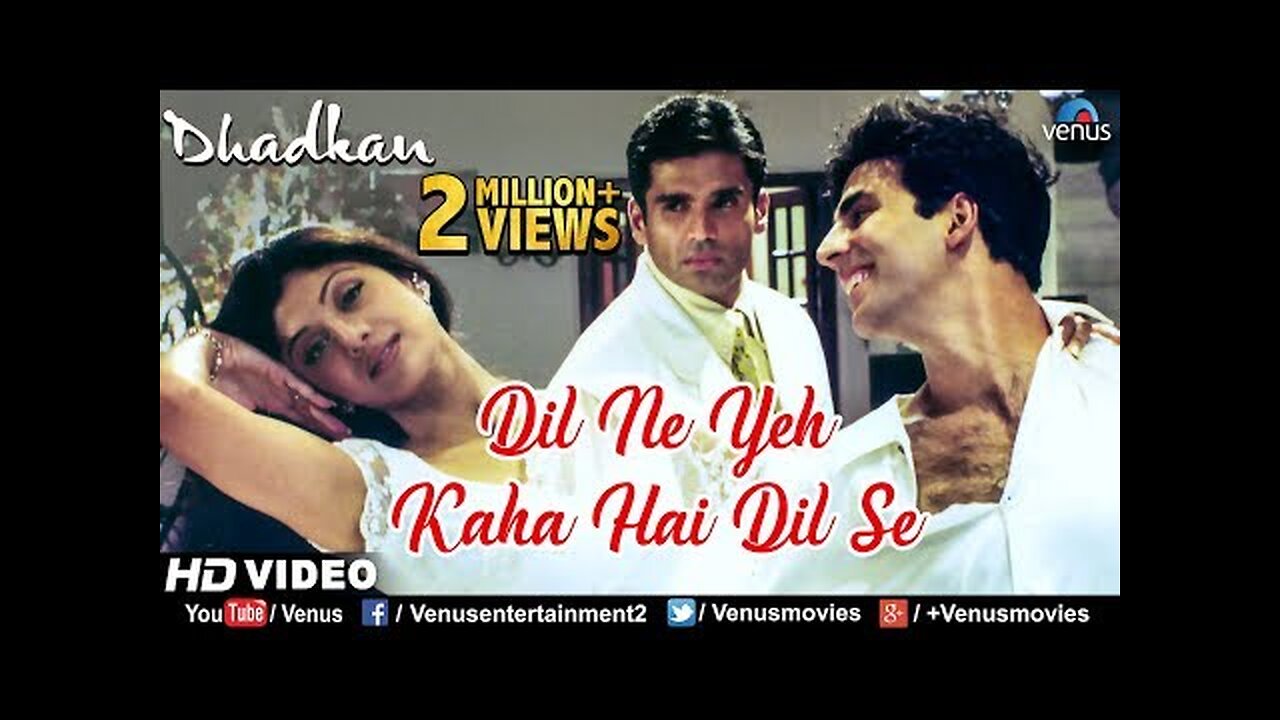 Dil Ne Yeh Kaha Hain Dil Se -HD VIDEO SONG - Alka Yagnik & Sonu Nigam -Dhadkan -Hindi Romantic Song