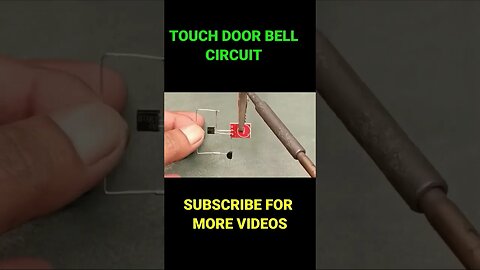 DIY TOUCH DOOR BELL #shorts #ytshorts #viral